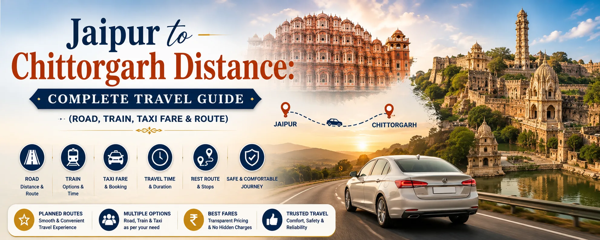 Jaipur to Chittorgarh Distance