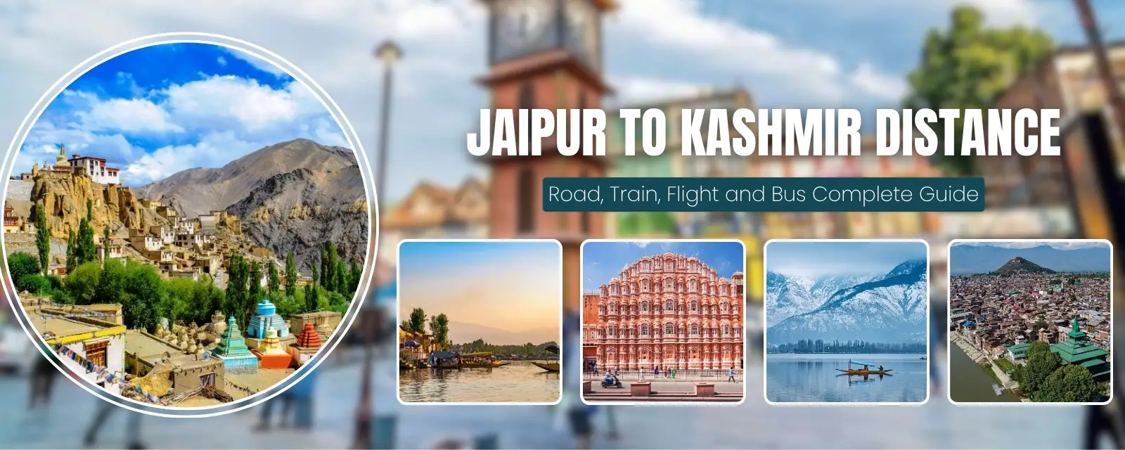 Jaipur to Kashmir Distance