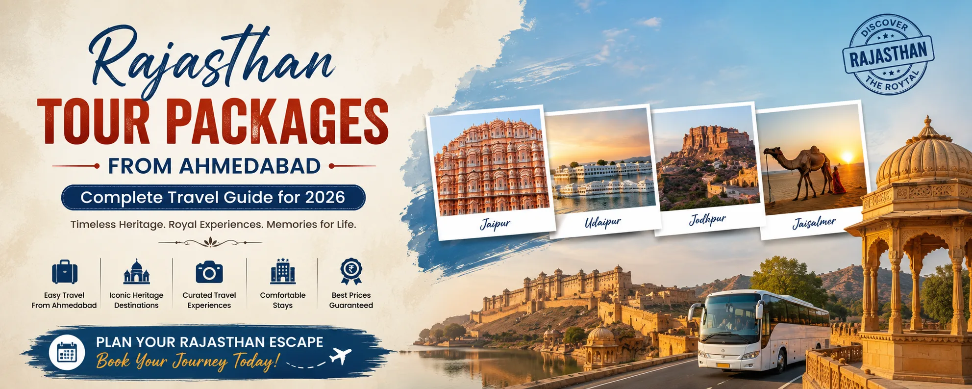 Rajasthan Tour Package from Ahmedabad