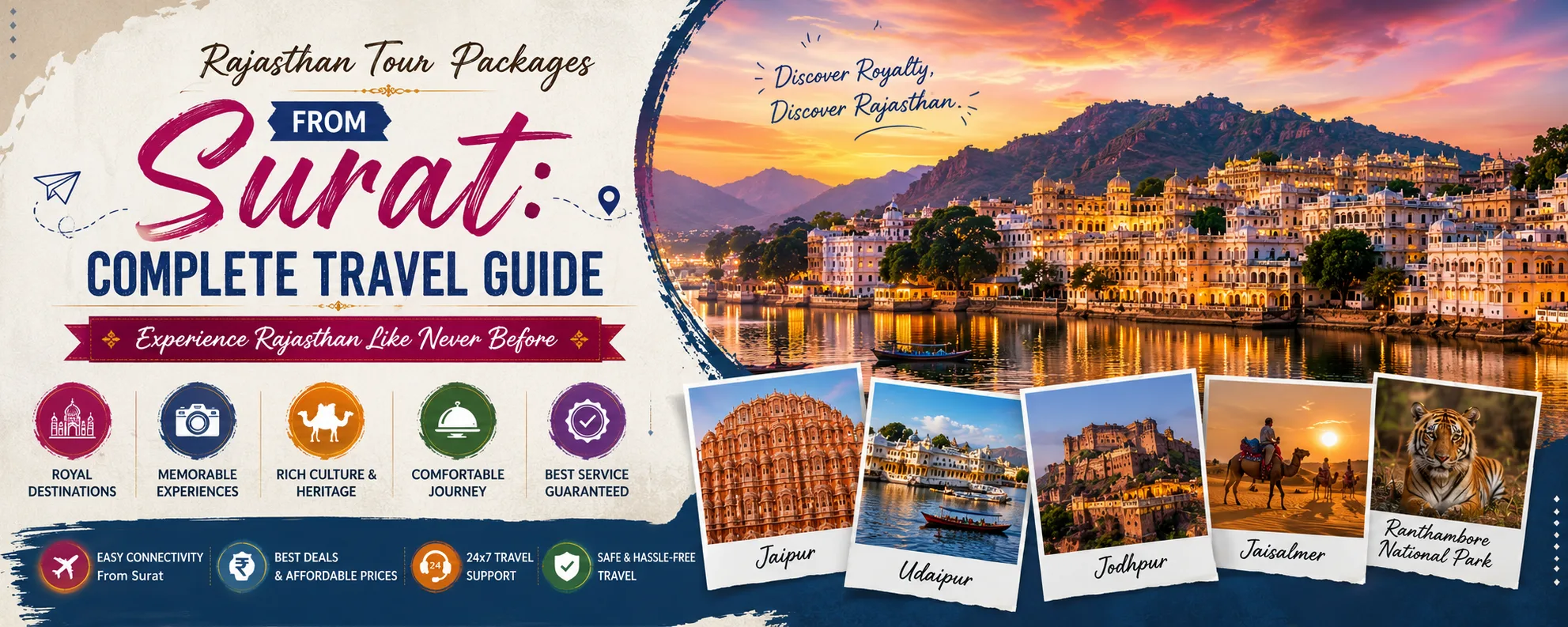 Rajasthan Tour Packages from Surat