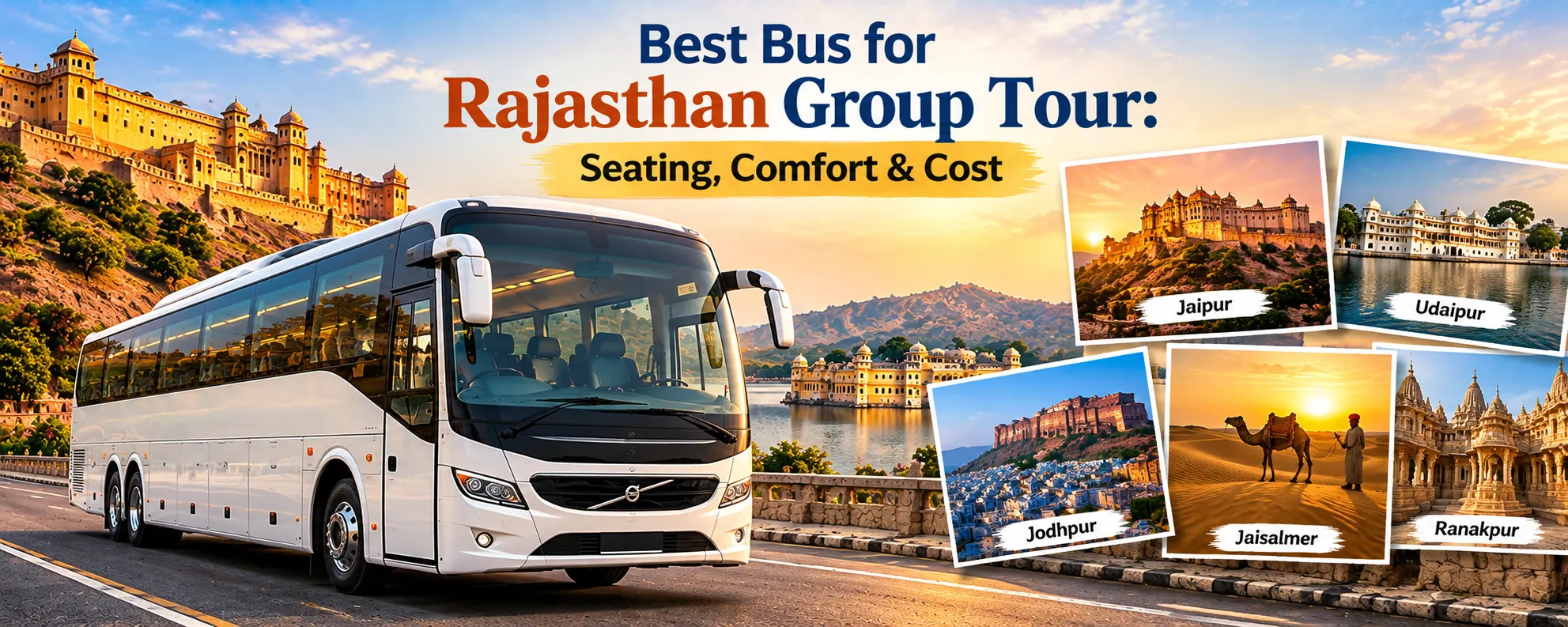 Best Bus for Rajasthan Group Tour