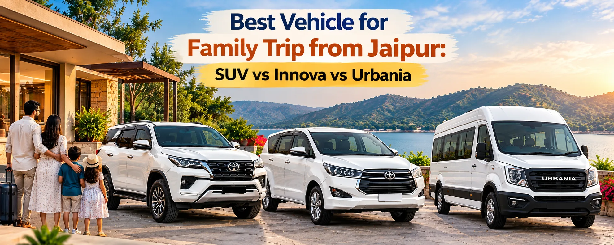 Best Vehicles for Family Trips from Jaipur
