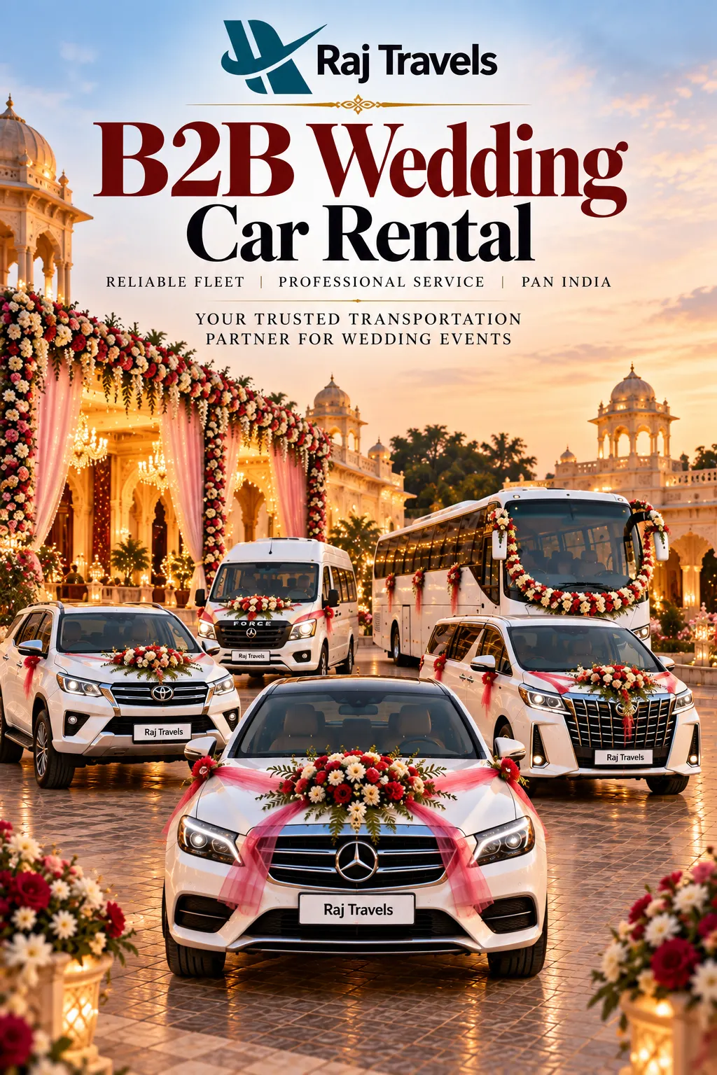 B2B Wedding Car Rental in Jaipur