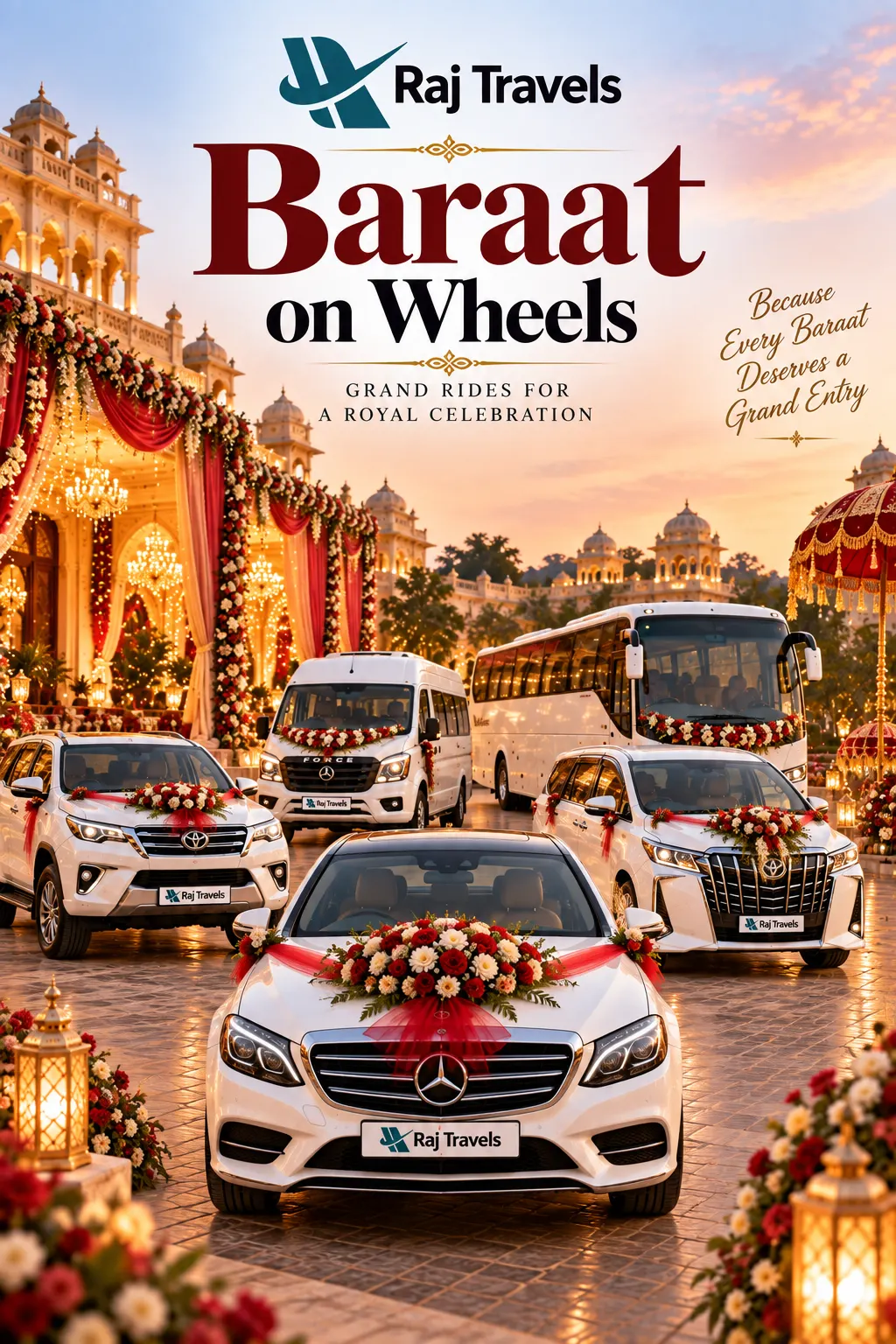 Baraat on Wheels in Pushkar