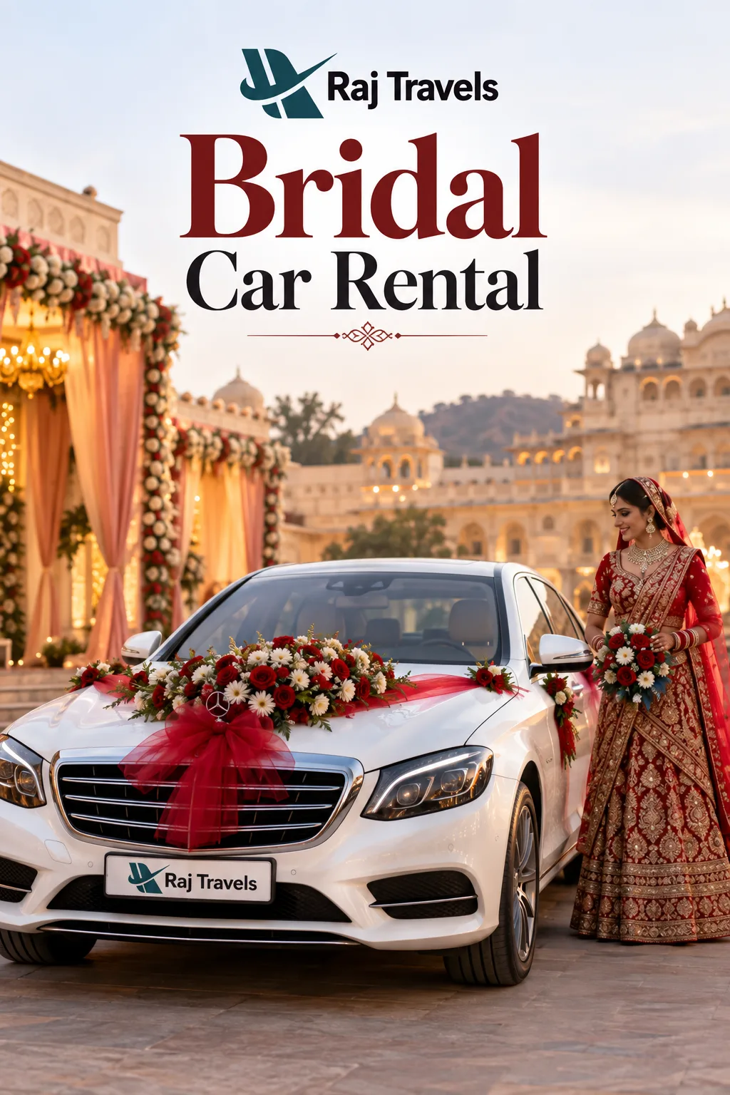Bridal Car Rental in Udaipur