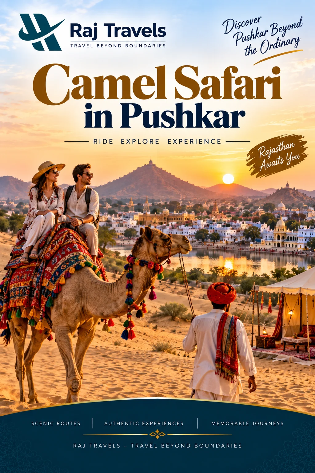 Camel Safari in Pushkar