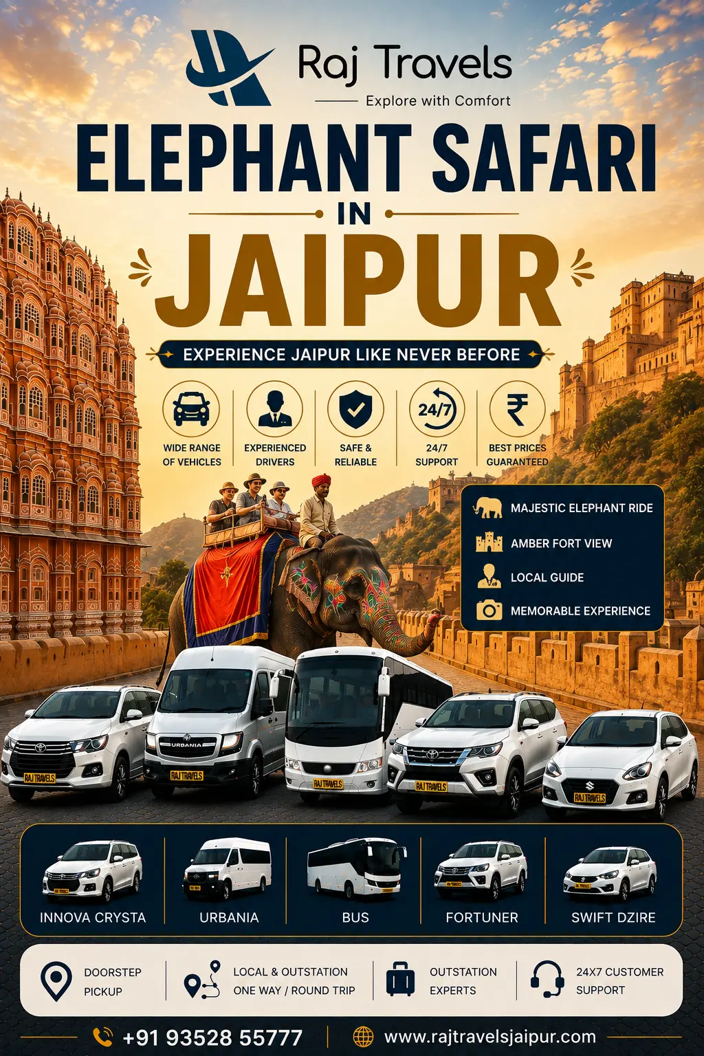 Elephant Safari in Jaipur