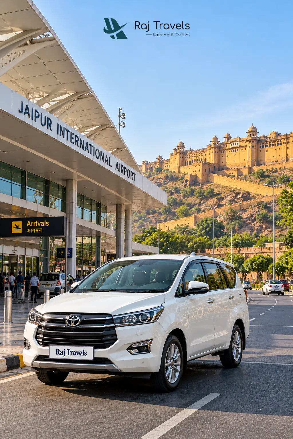 Jaipur Airport to Amer Fort Taxi
