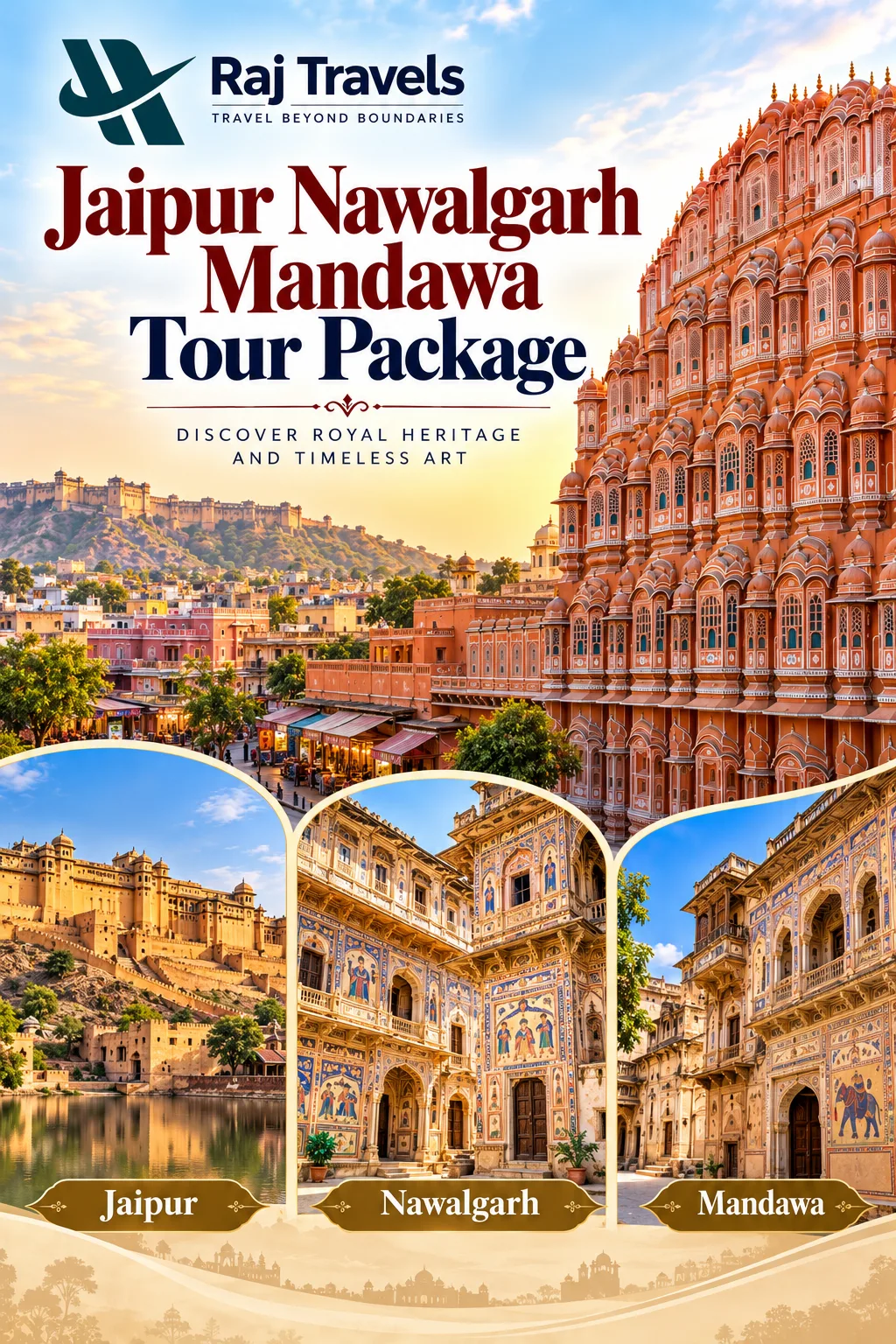 Jaipur Nawalgarh Mandawa Tour Package by Car