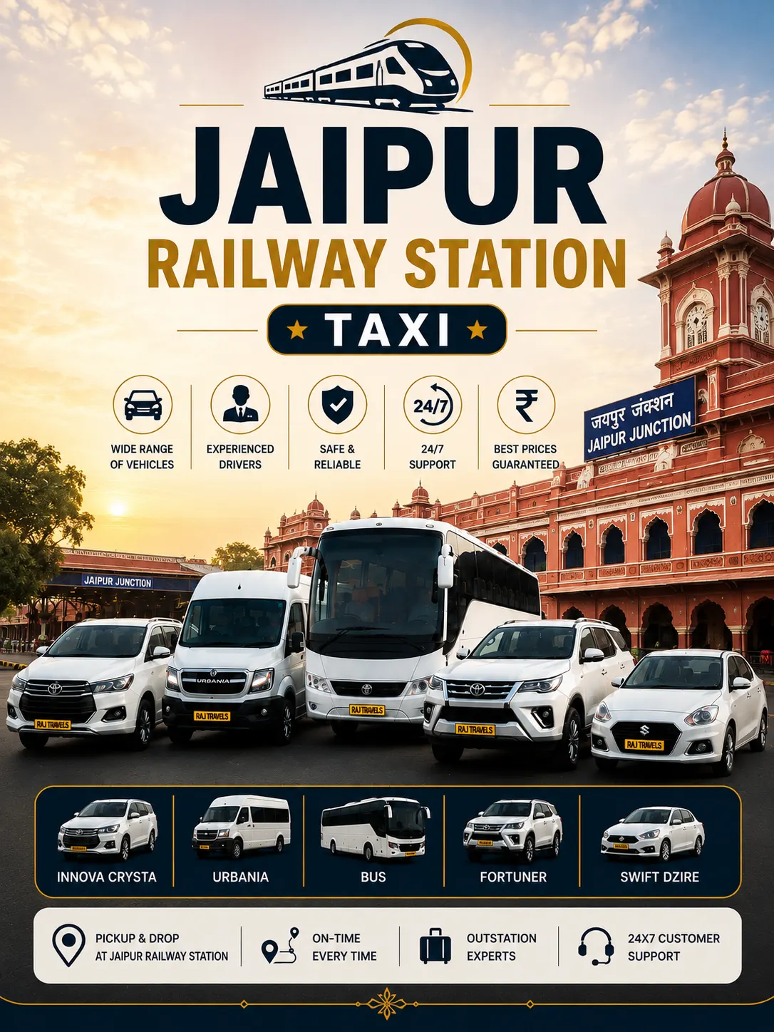 Jaipur Railway Station Taxi