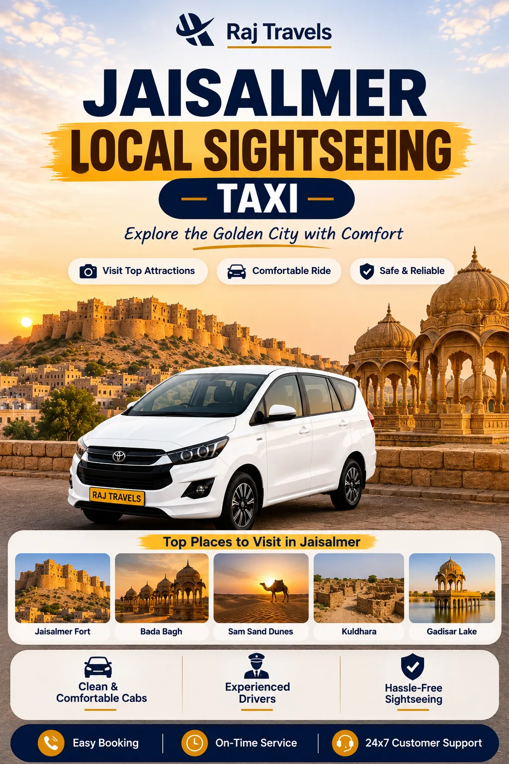 Jaisalmer Local Sightseeing Taxi