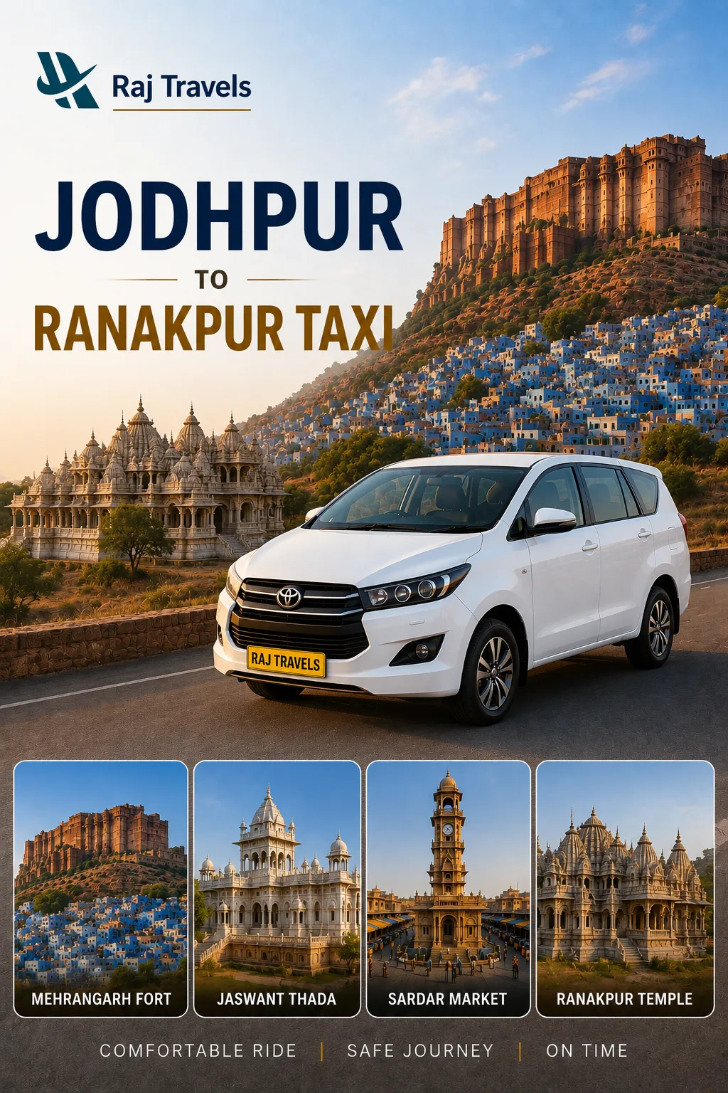 Jodhpur to Ranakpur Taxi