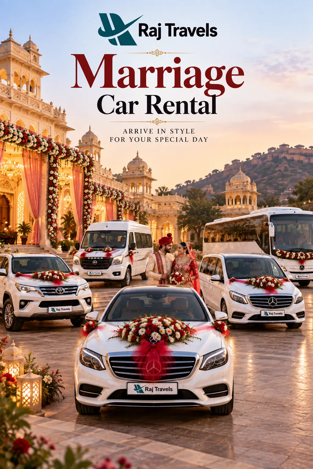 Marriage Car Rental in Jaipur