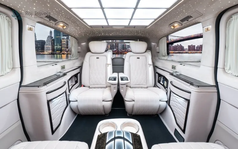 Luxury Mercedes V Class hire Jaipur for family and group travel