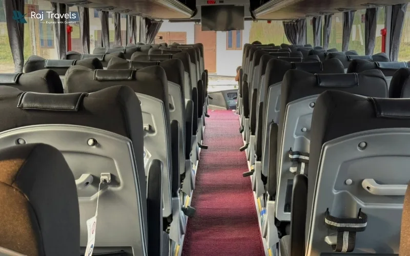 Luxury MG Glider bus rental Jaipur
