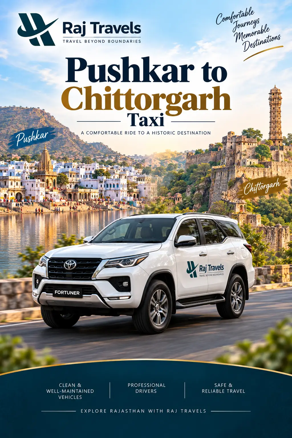 Pushkar to Chittorgarh Taxi