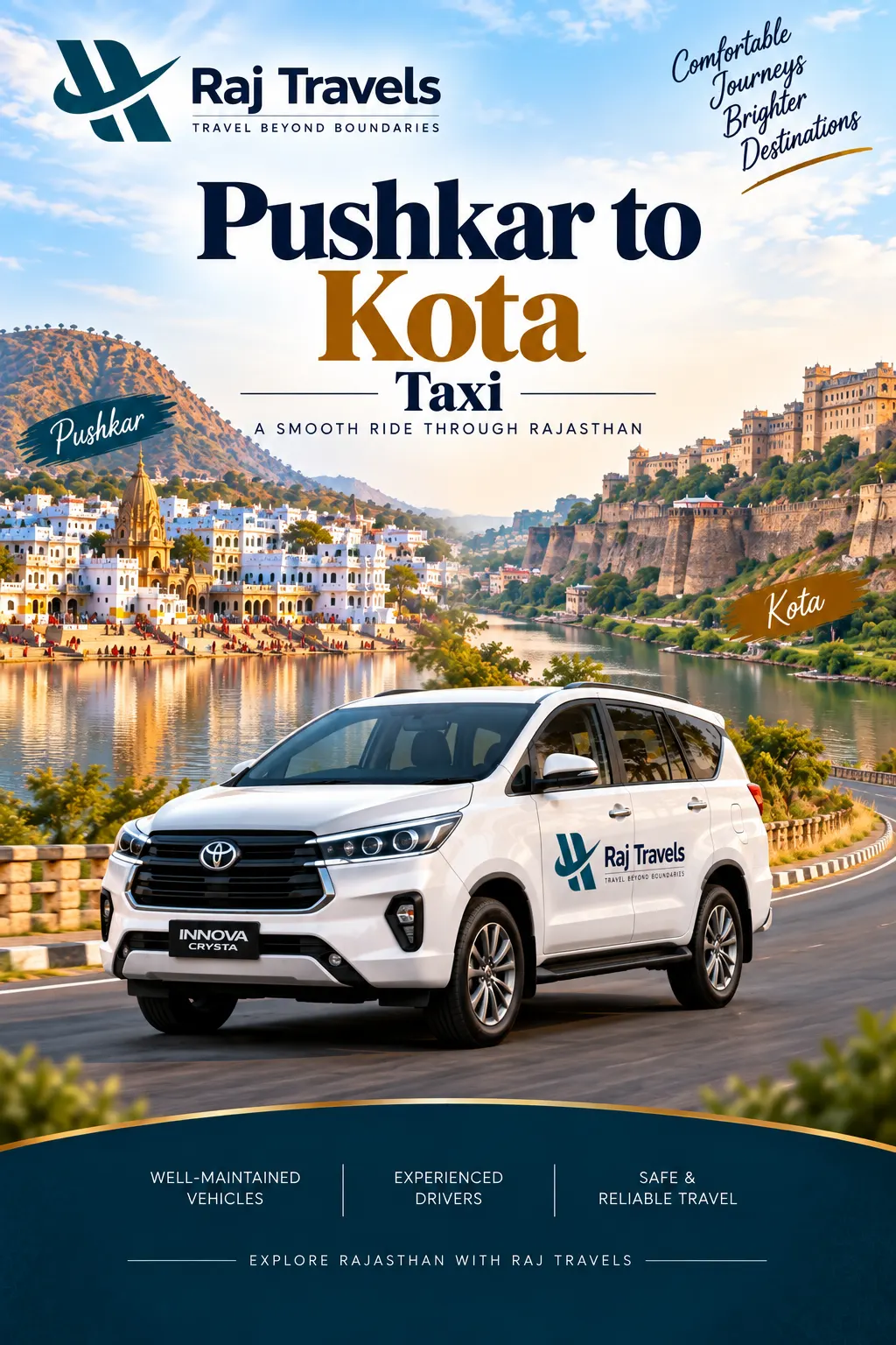 Pushkar to Kota Taxi