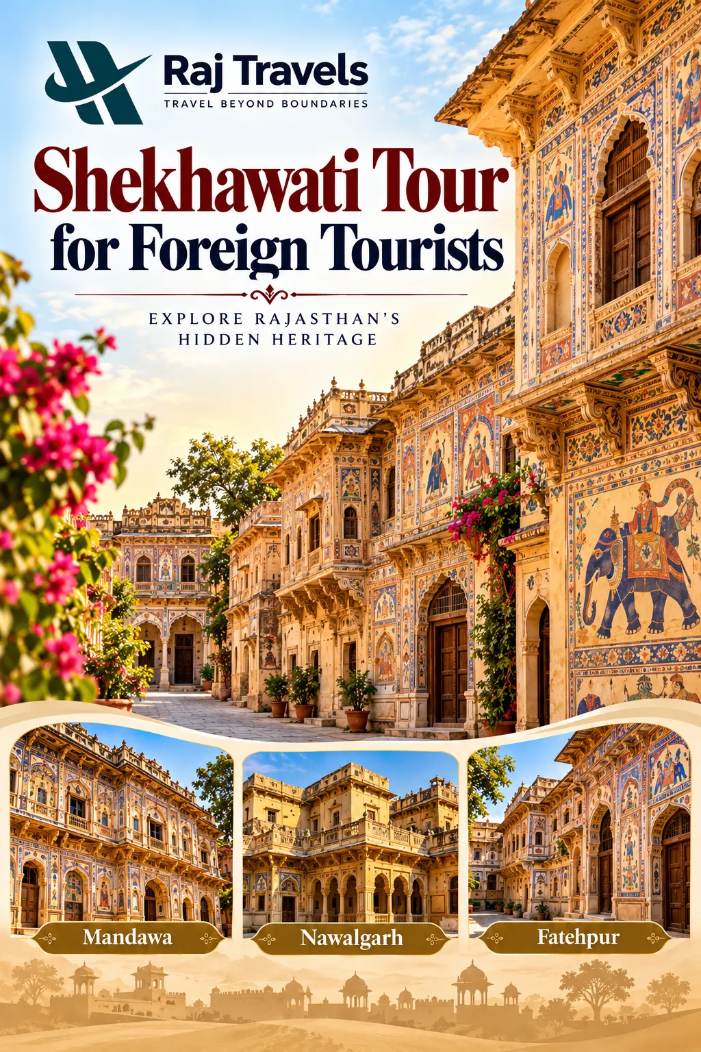 Shekhawati Tour for Foreign Tourists by Private Car
