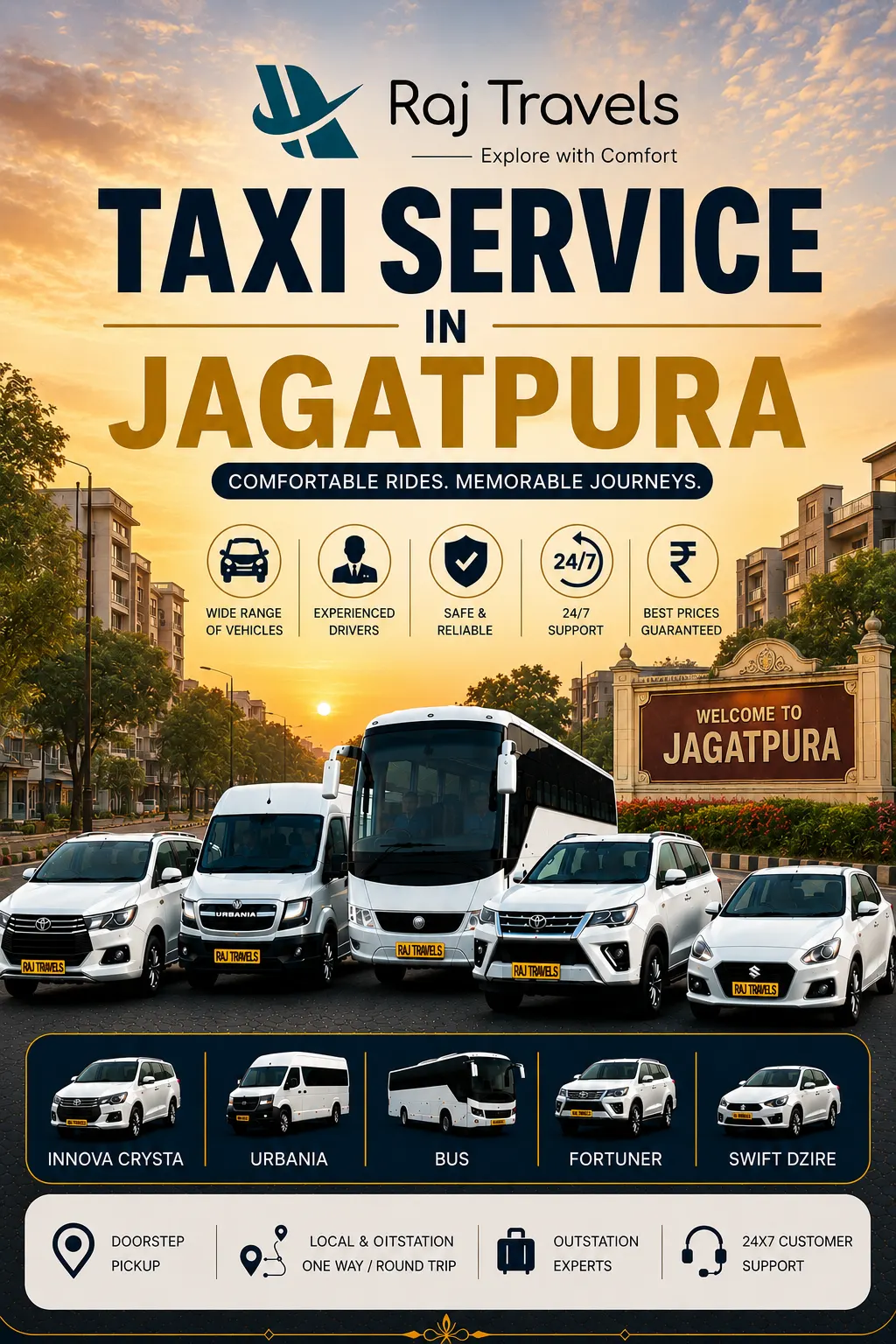 Taxi Service in Jagatpura Jaipur