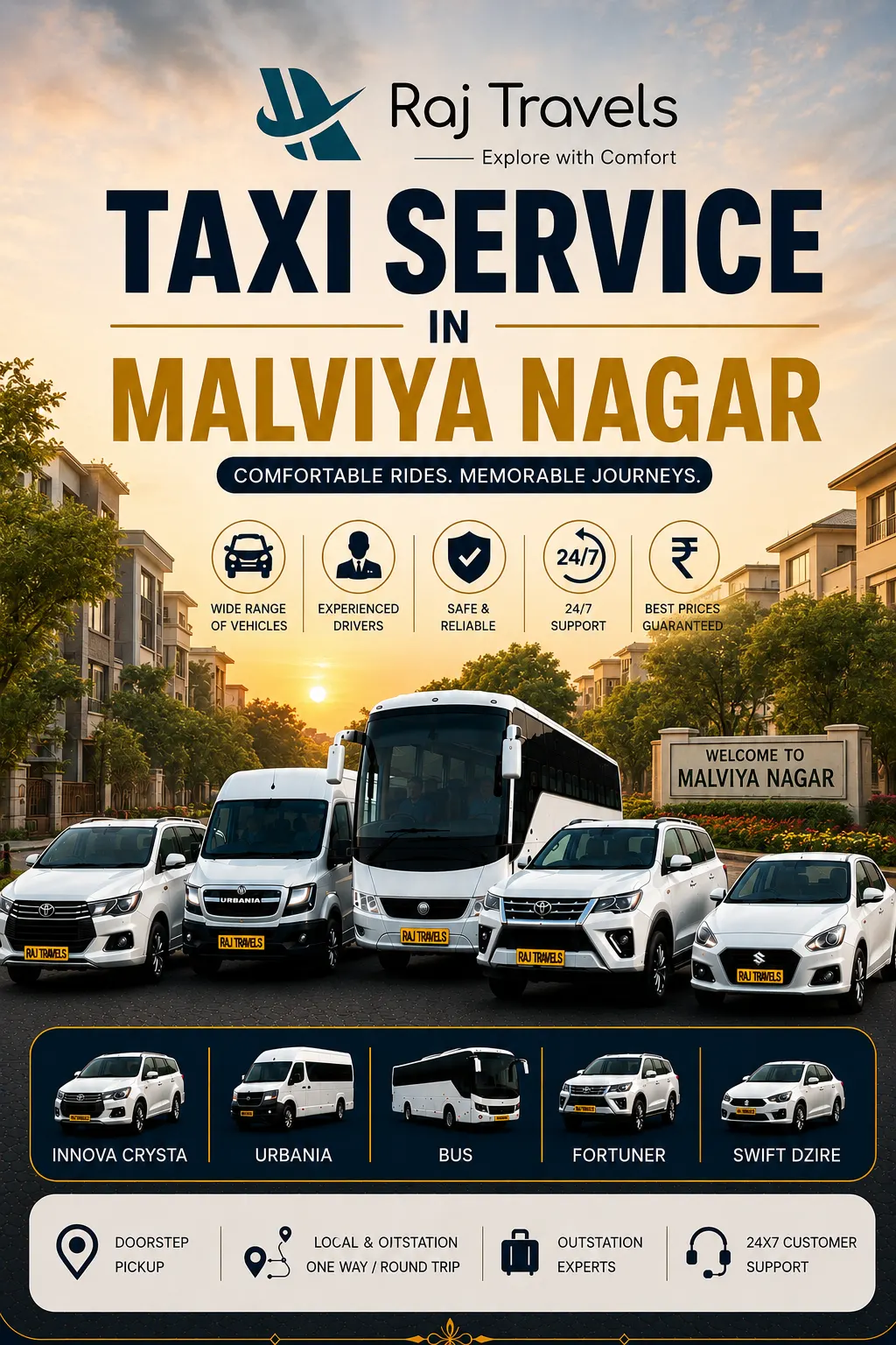 Taxi Service in Malviya Nagar Jaipur