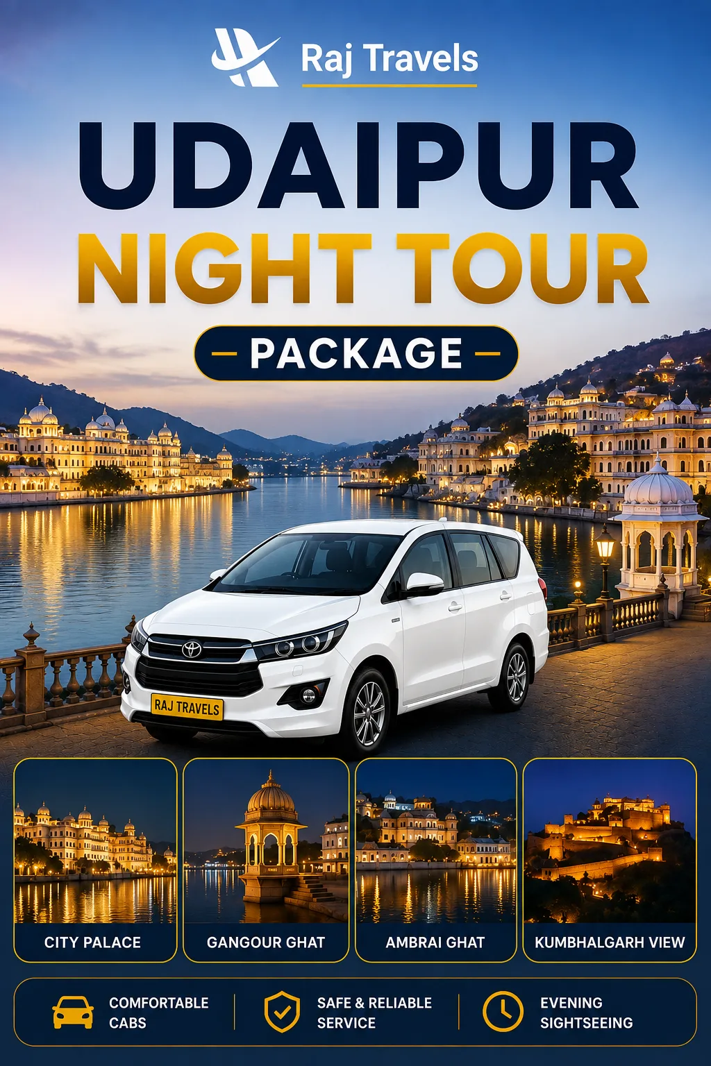 Udaipur Night Tour Package