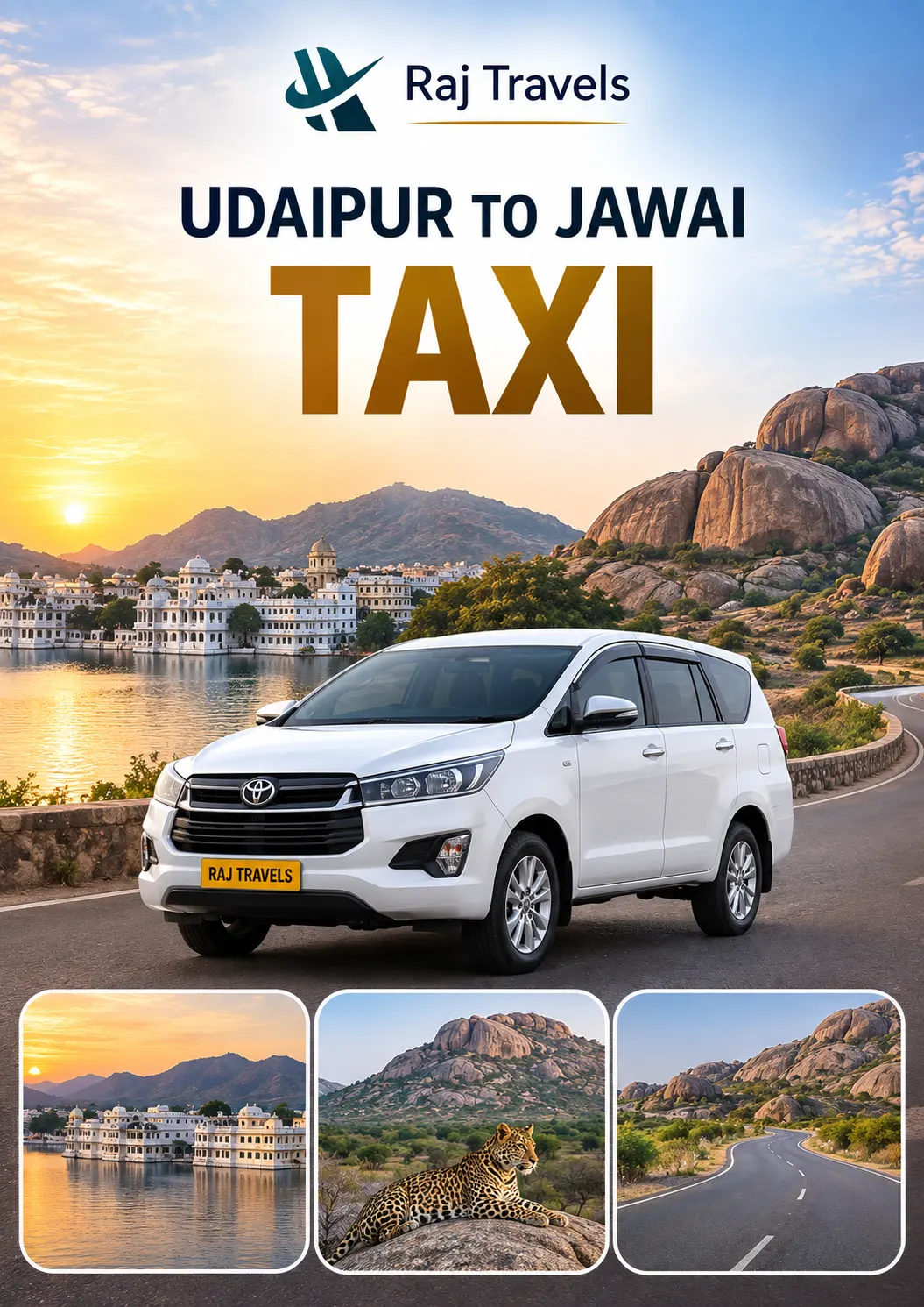 Udaipur to Jawai Taxi