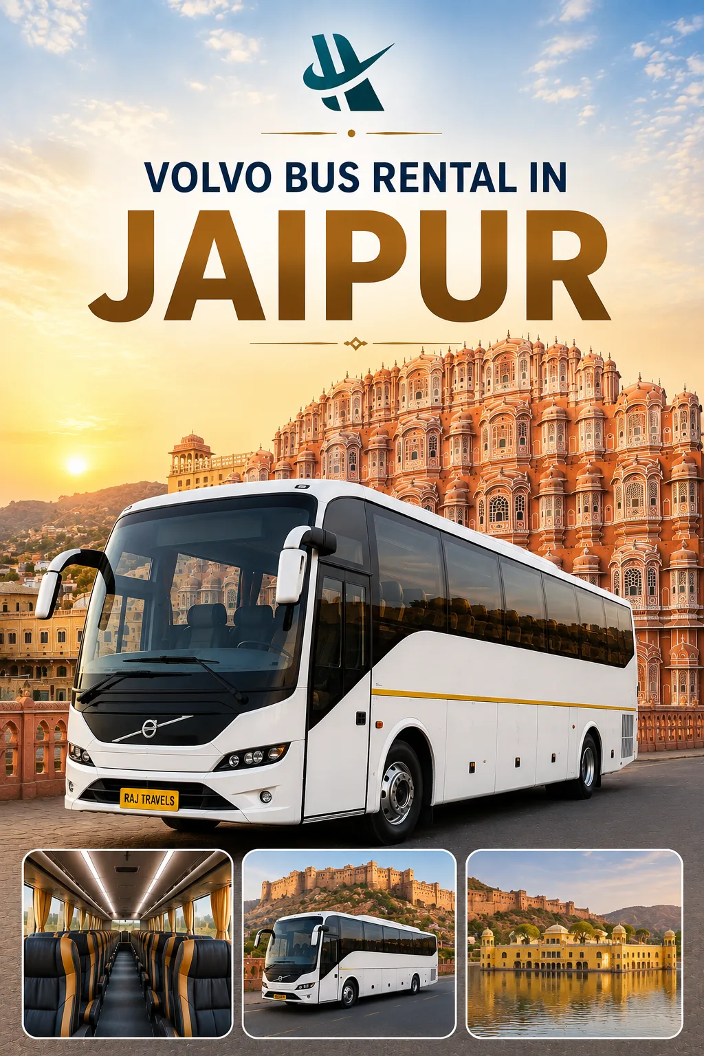 Volvo Bus Rental in Jaipur