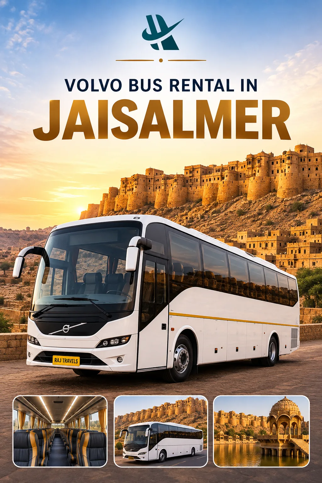 Volvo Bus Rental in Jaisalmer