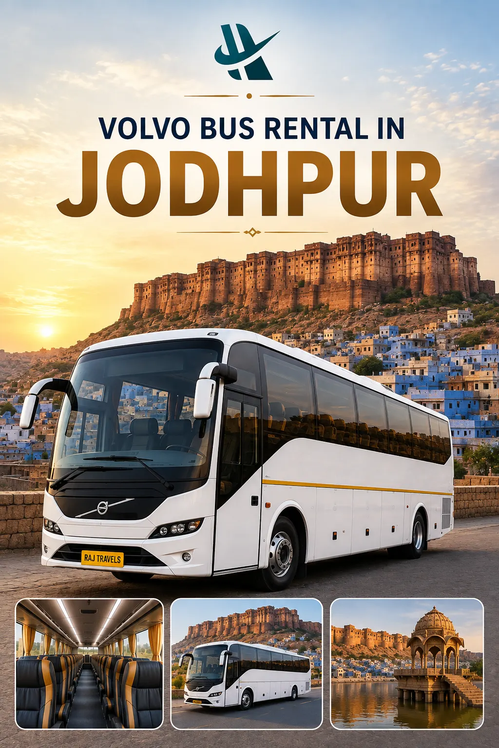 Volvo Bus Rental in Jodhpur
