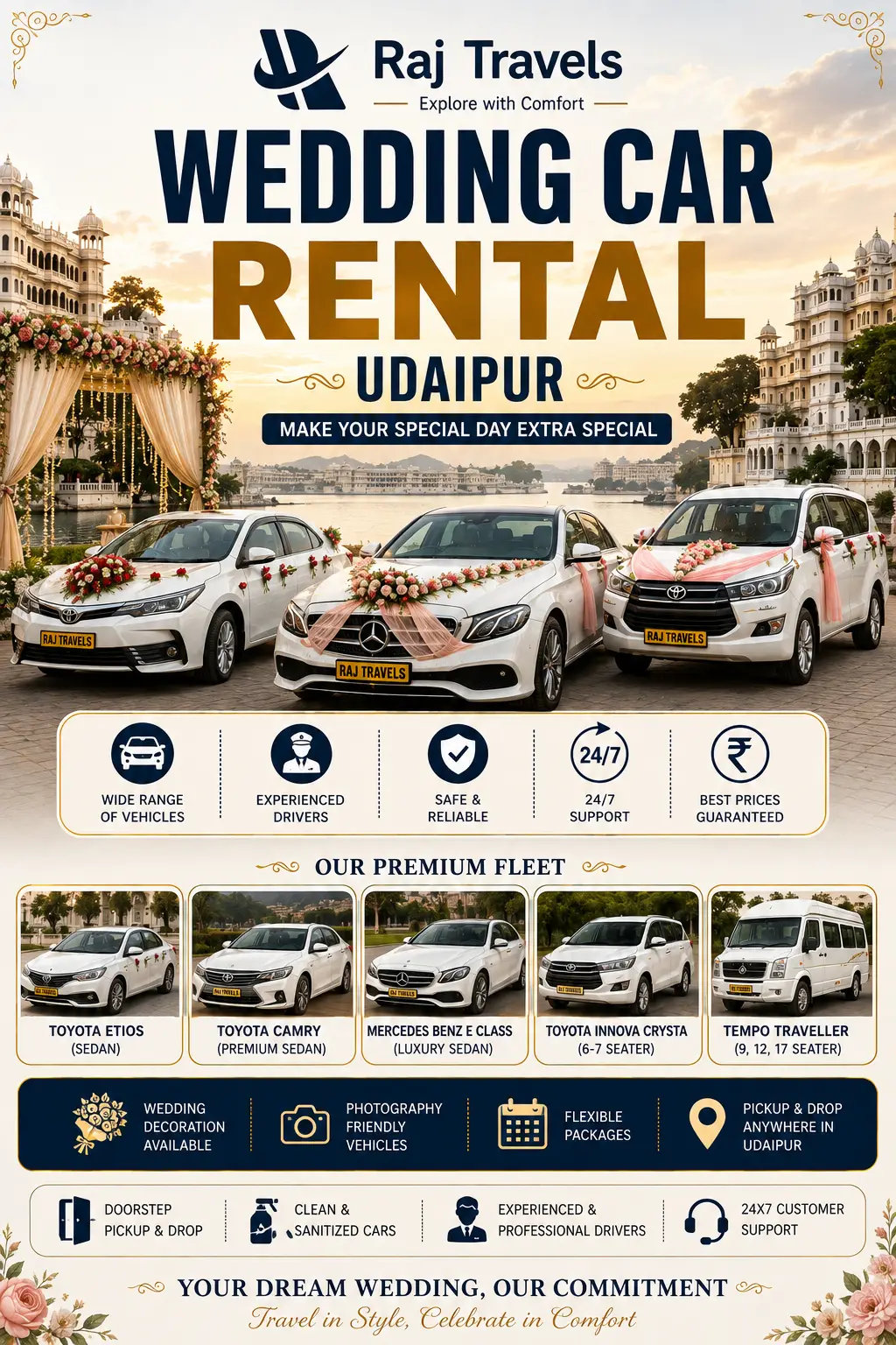 Wedding Car Rental Udaipur