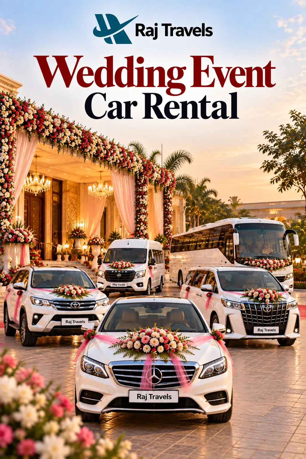 Wedding Event Car Rental in Jaipur