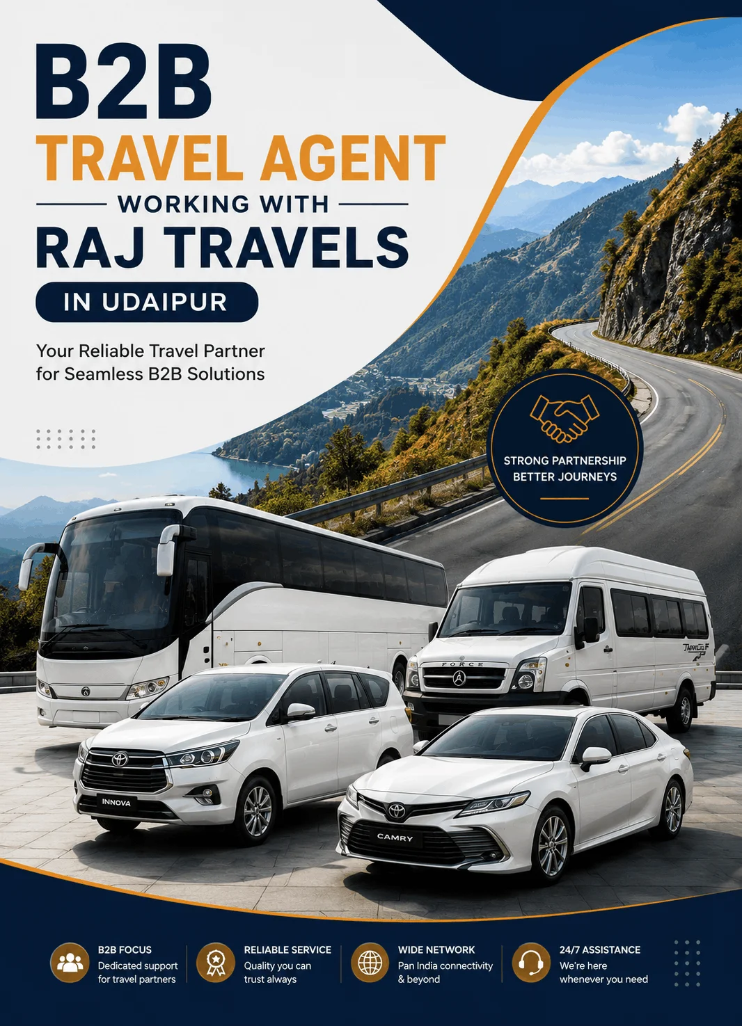 B2B travel agent working with Raj Travels in Udaipur